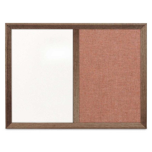 Enclosed Corkboard, 1 Door, 60"x36", 4" Fra